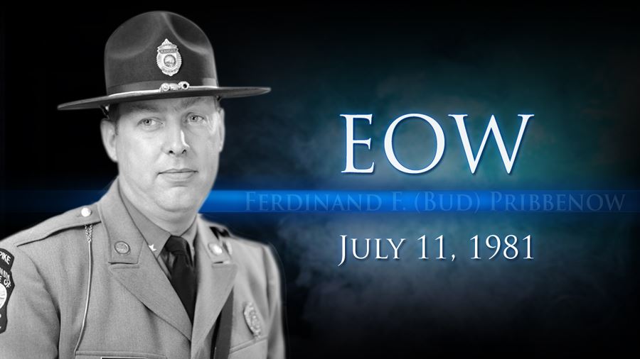 Pribbenow-end-of-watch Bud Pribbenow End of Watch July 11, 1981