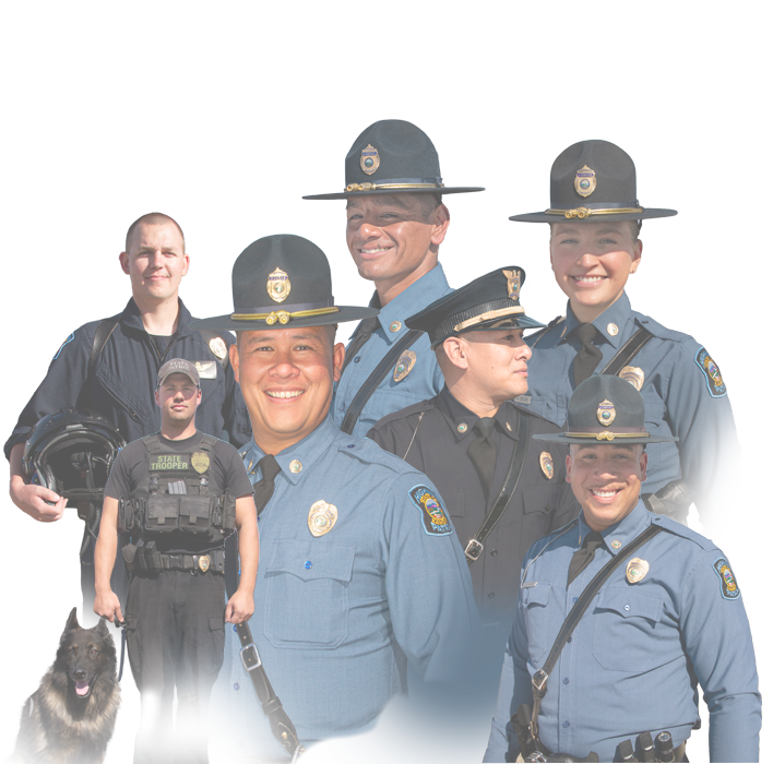 diverse group of troopers