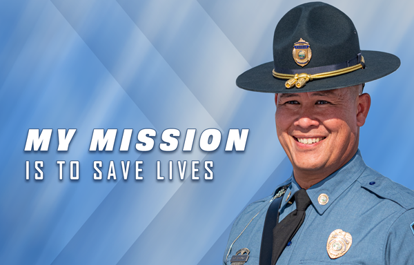 diverse male trooper meme saying my mission is to save lives